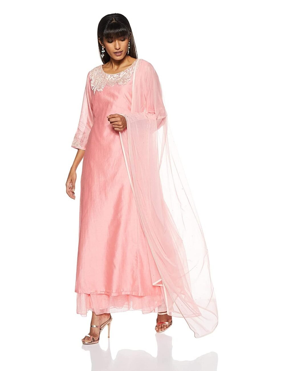 Satya Paul Women's Anarkali Salwar Suit Set